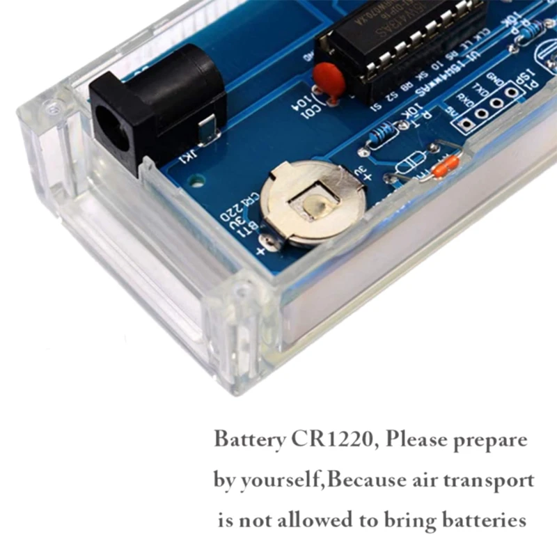 Комплект часов сделай сам 4-цифровая трубка светодиодный дисплей времени неделя