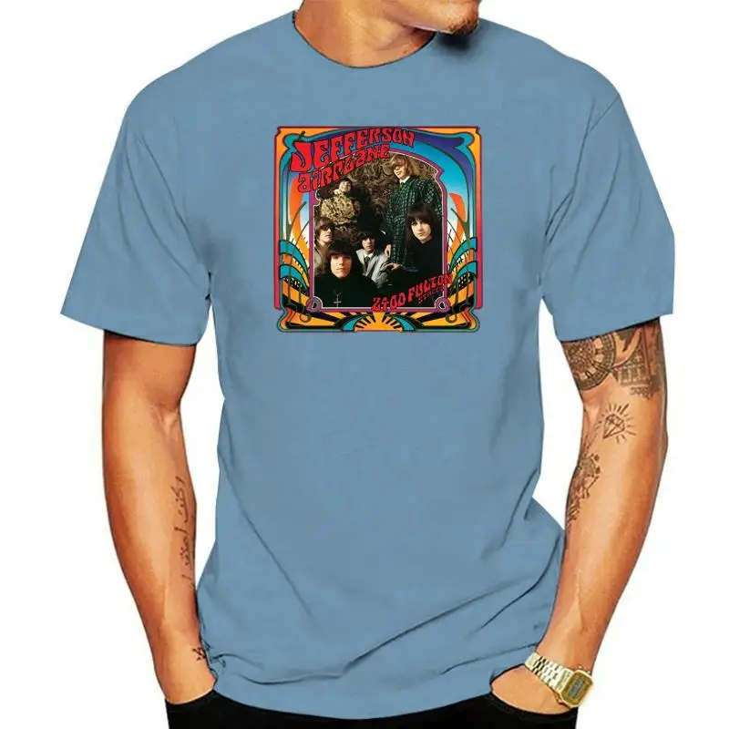 

Jefferson Airplane At The Filmore Concert Vintage T Shirt Quality Print New Summer Style Cotton Top Tee T-Shirts