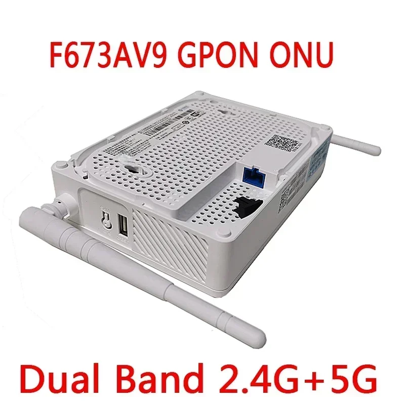 Совершенно новый F673AV9a F673AV9 4GE 2 4G и 5G двухдиапазонный WIFI GPON оптическое волокно ONU FTTH