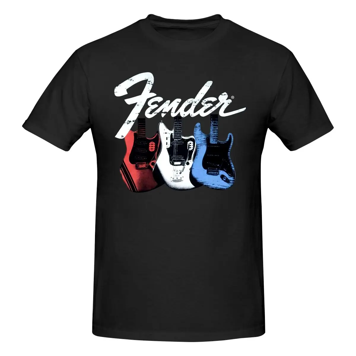 Mustang электрическая бас-гитара 2024 летняя уличная одежда футболка для мужчин