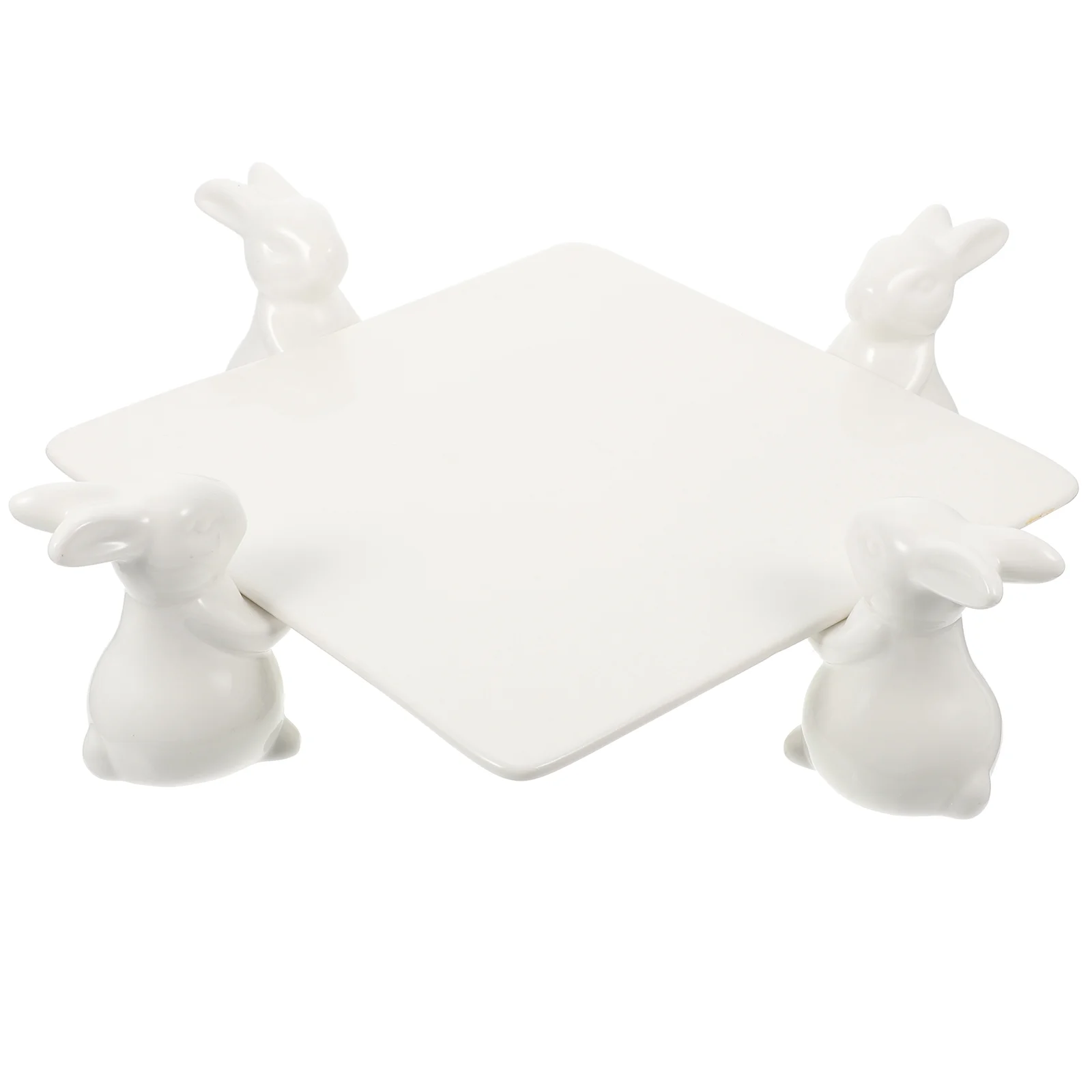 

1 Set Easter Cake Storage Stand Cupcake Display Plate Dessert Tray for Party