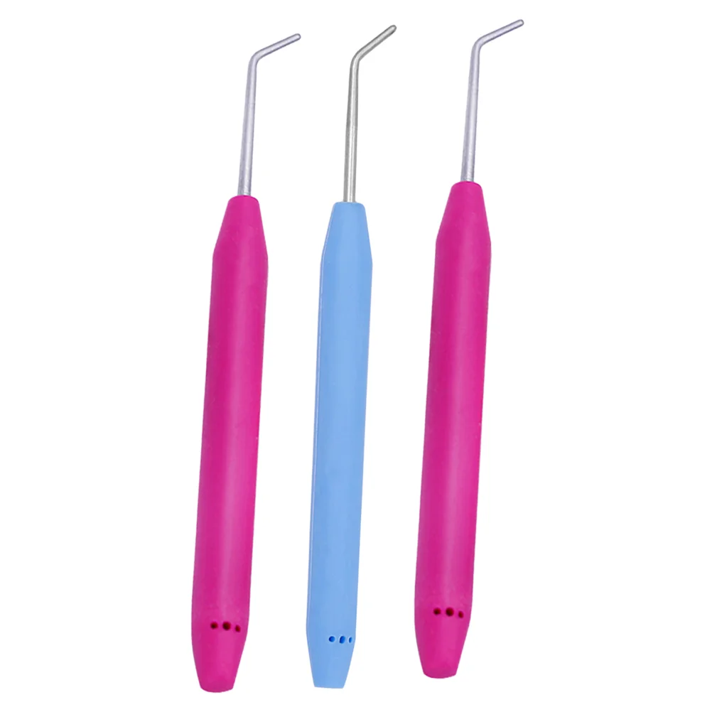 

Crochet Hooks Needle Hook Knitting Loom Handle Ergonomic Knitter Diyset Tool Complete Yarn Aluminum Red Beardedhooked