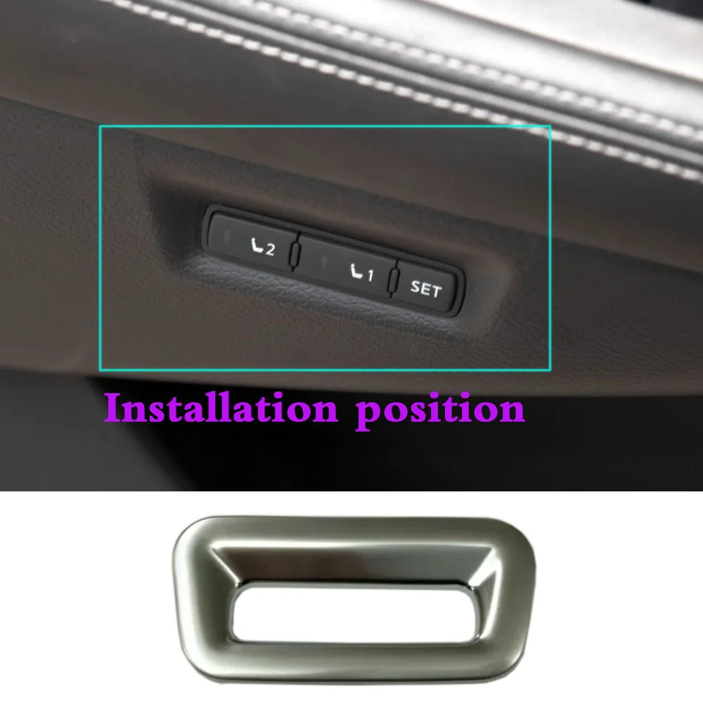 

Для Nissan Murano 2015 2016 2017 2018 Автомобильная память, помните о воспоминании, ручка регулировки сиденья, кнопка переключателя, отделка, часть 1 шт.
