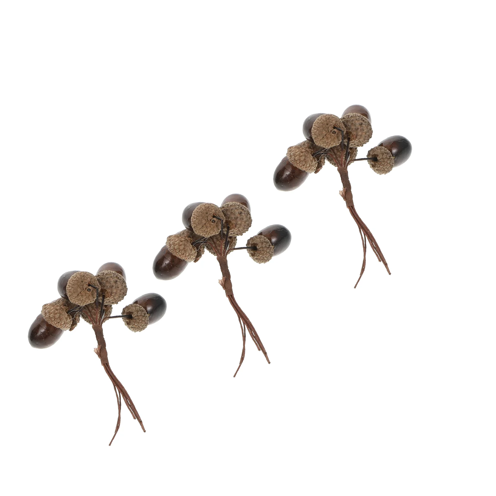 3 шт. искусственные кедровые орехи реалистичный декор имитация букета украшение