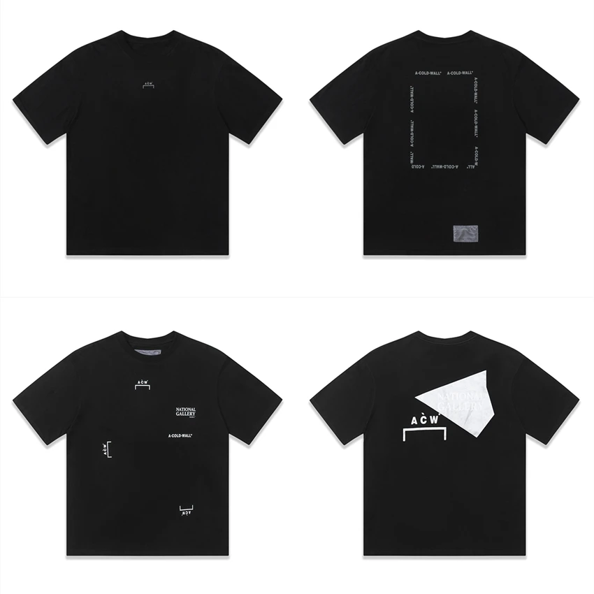 

A-COLD-WALL* T Shirts Men Women Vintage Washed A COLD WALL ACW Tee