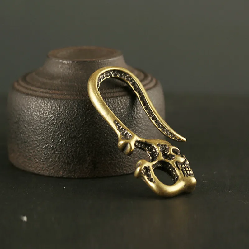 

1pcs Brass Clasp Hooks Gold Silver Plated DIY Jewelry Making Findings for Keychain Wallet accessories Supplies