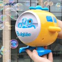 jjrc v07 childrens bubble machine helicopter shape childrens outdoor activities automatic bubble toys summer gift wedding toy