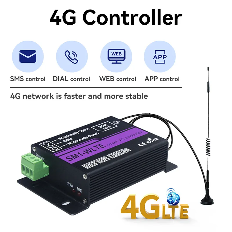 4G LTE 3G дистанционный выключатель питания GSM реле Управление ler SMS Звонок
