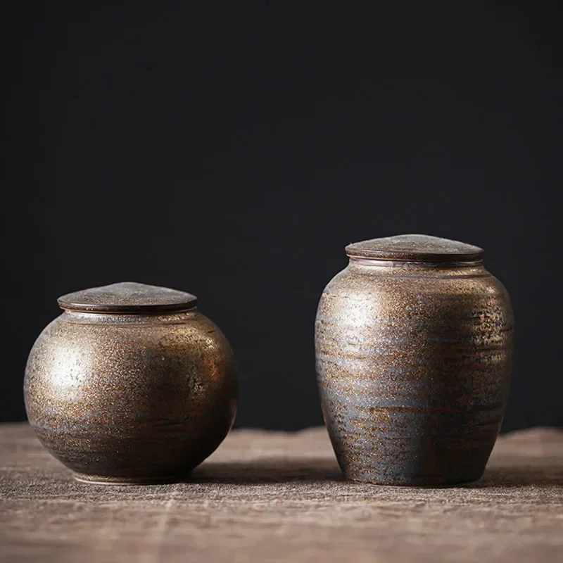 Чайник керамический позолоченный в стиле ретро маленький органайзер для