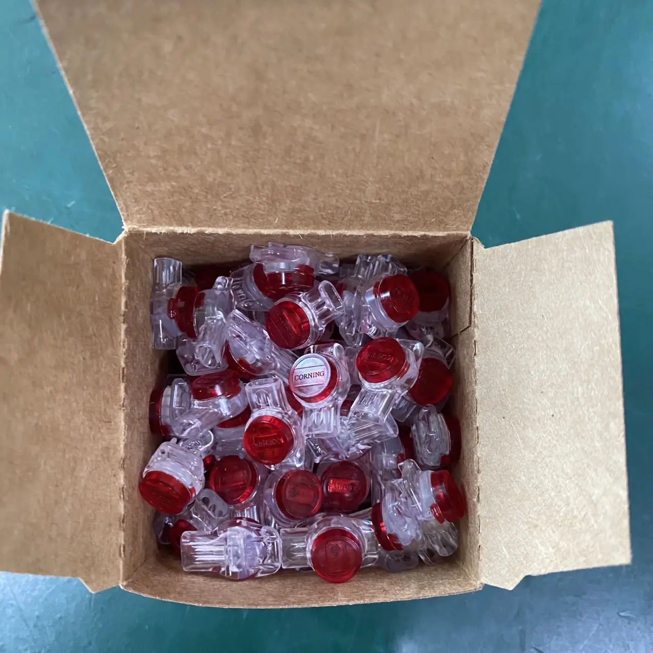 3M/CORNING UY K3 Three-wire Multiplexed Three-core Fast Connect Wiring Telephone Network Cable Crimping Quick Connector 100 PCS