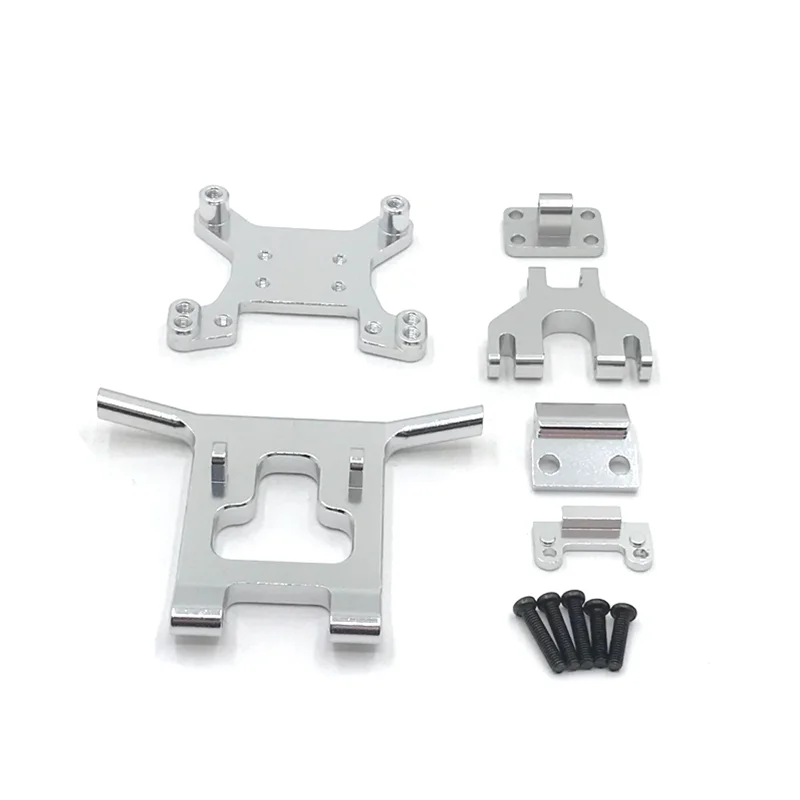 Metal Upgrade Front Bumper Shock Bracket For WLtoys  144010  144001 144002  124019  124018  124017  124016  RC Car Parts enlarge