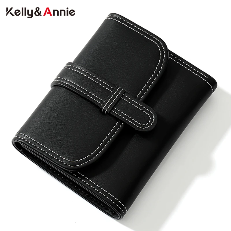 

New Fashion Tri-fold Wallet For Women's PU Leather Small Short Wallets Mini Coin Purse Card Holder Ladies Clutch Purses Female