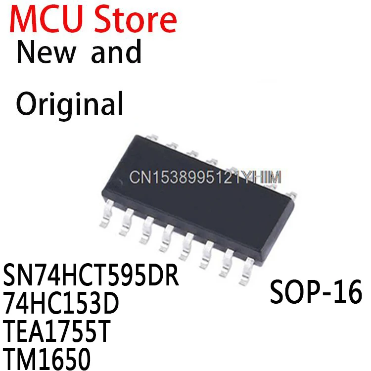 10 шт. 74HCT595D SOP-16 74HCT595 SOP16 74HC153 HC153 TEA1755 1755T 1650 IC SN74HCT595DR 74HC153D TEA1755T TM1650