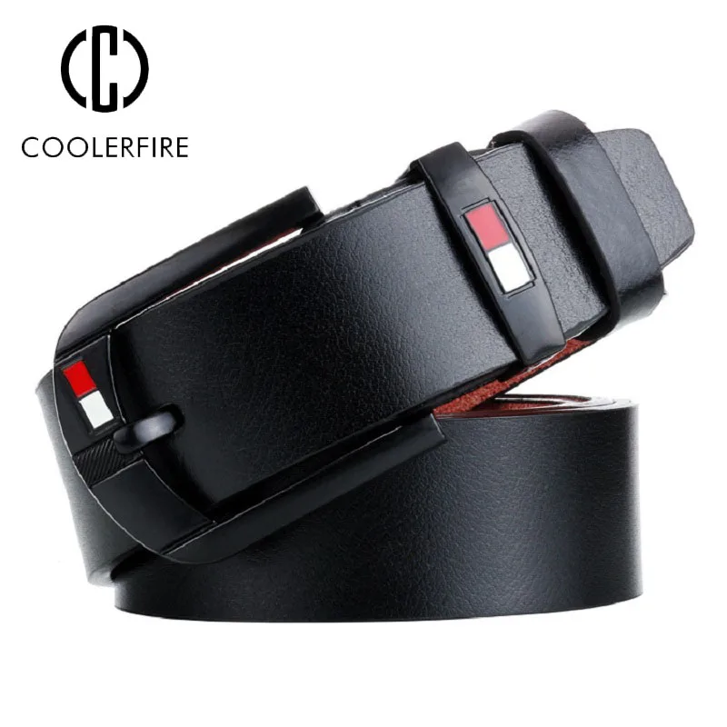 Man Belts Cowboy High Quality Fashion Brand Luxury Leisure Casual Vintage Jeans Belts for Men Pin Buckle Pu Leather Strap HQ252