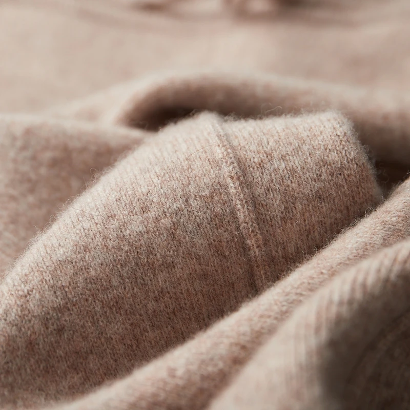 Мужские брюки из 100% мериносовой шерсти осенние и зимние утолщенные с высокой