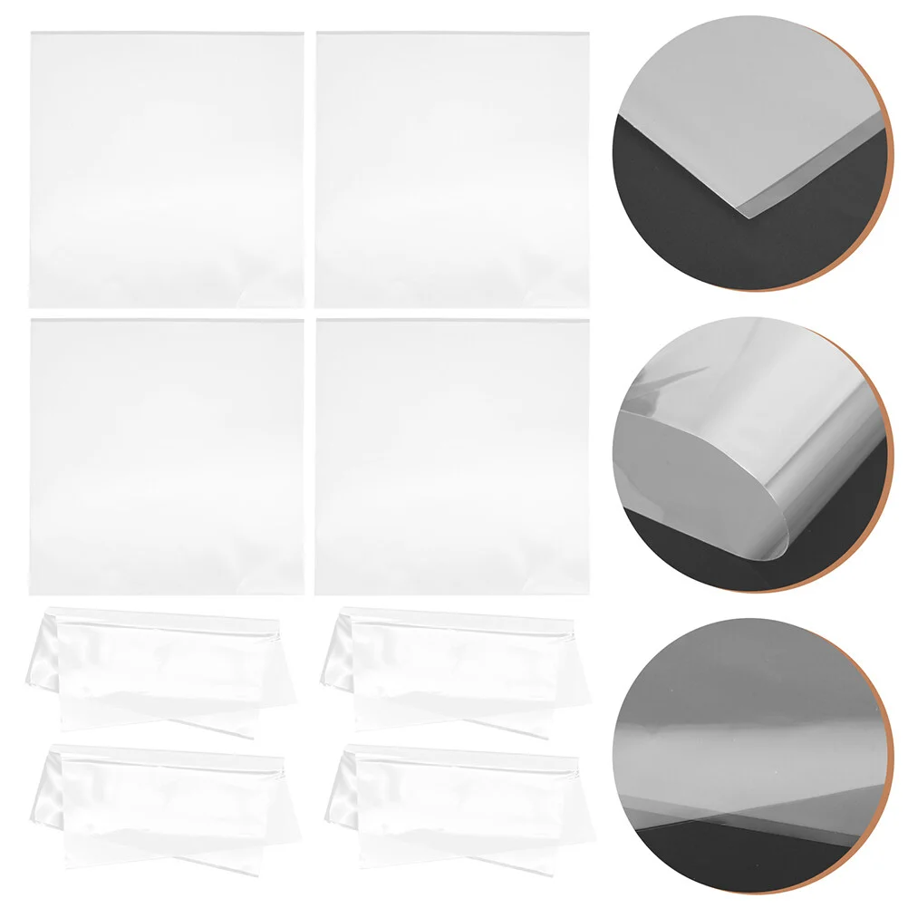 

Protective Film Polypropylene Vinyl Covers Outer Sleeve Records Supplies Clear