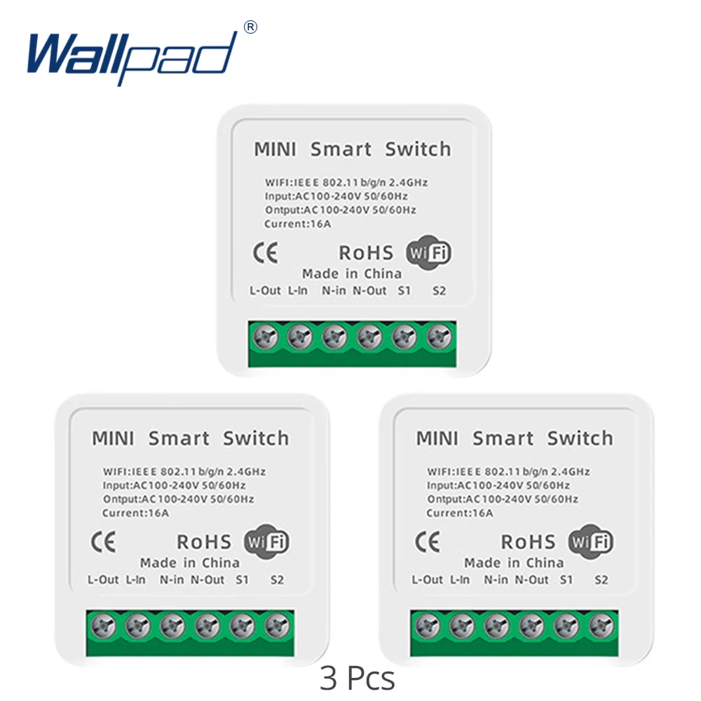 

Wallpad Туя WiFi мини-выключатель 16А