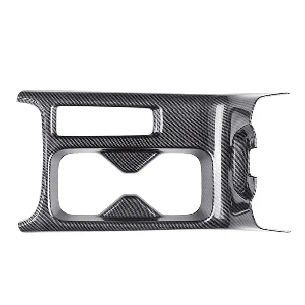 

Car Carbon Fiber Center Console Water Cup Holder Decoration Cover Trim Stickers for -V Vezel 2021 2022