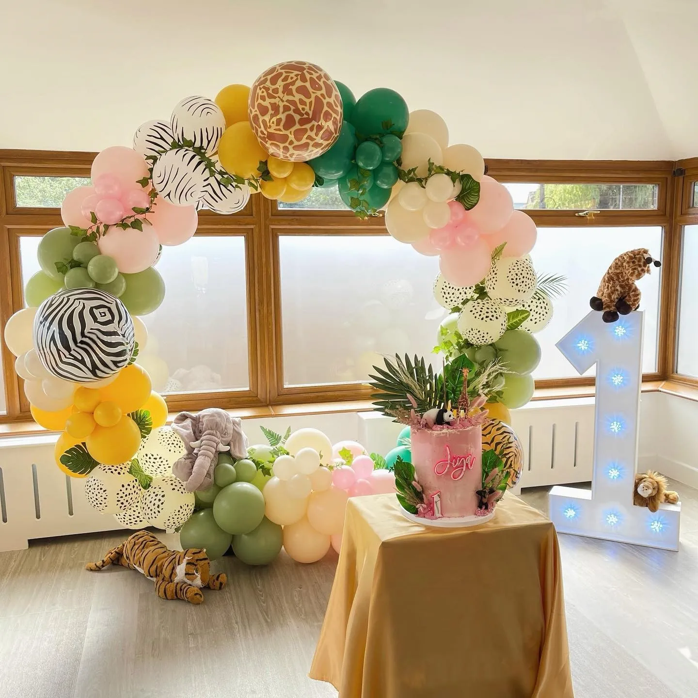 

Jungle Zebra Deer Pattern 4D Balloon Animal Print Ball Garland Arch Kit Wedding Baby Shower Birthday Party Supplies Decoration