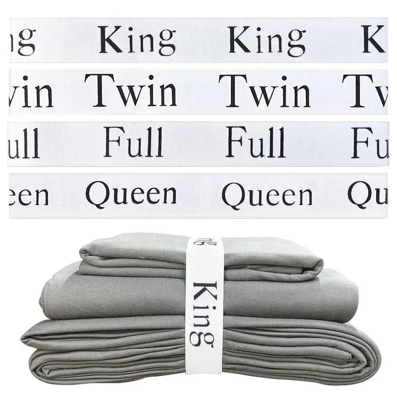 

Bed Sheet Bands Closet Organizer Elastic Band 4 Pcs Sheet Organizer King Twin Full Queen Sheet Straps For Wardrobe Dorm Laundry