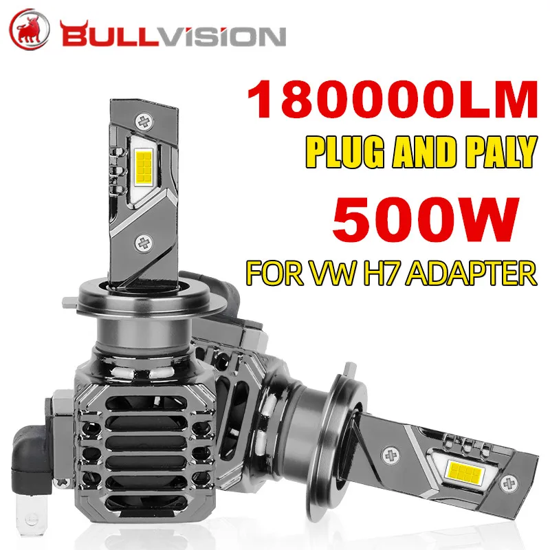 

300W H7 Led Headlight Canbus Light H16 H4 H11 9005 9006 100000LM for VW Golf 7 Golf 6 MK7 Touran Tiguan Passat T-ROC Mercedes