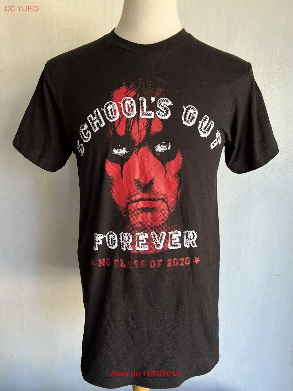 Футболка ALICE COOPER (2020) Мужская Средняя футболка с надписью No Class of 2020 для школы Forever