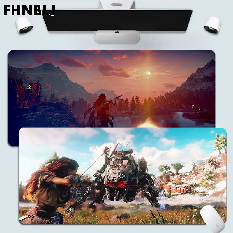 

Резиновый коврик для игрового ноутбука Horizon Zero Dawn XXL, Настольный коврик для мыши, коврик для ноутбука, геймерский коврик для мыши, игровые ков...