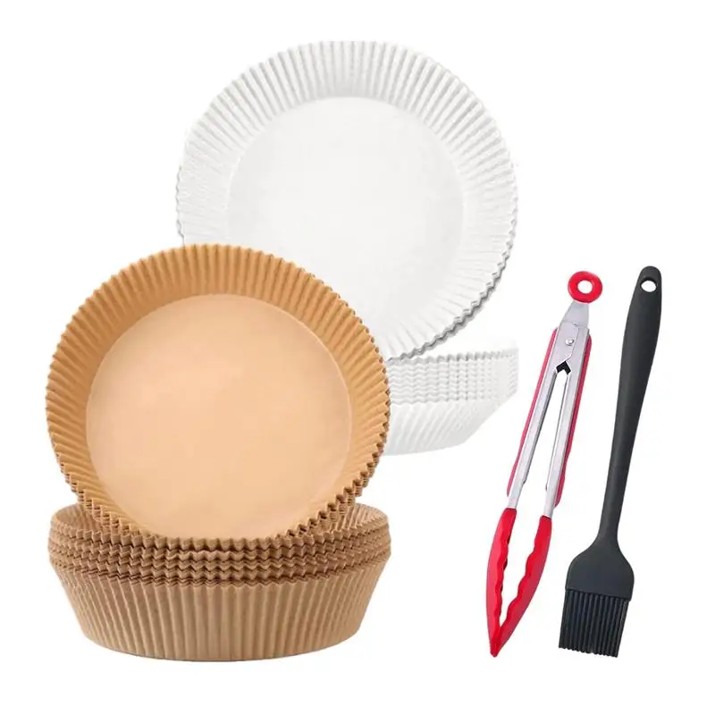 

Сменный силиконовый сменный бумажный вкладыш с пищевым зажимом, масляная щетка, неотбеленная антипригарная бумага для выпечки, для паровой печи