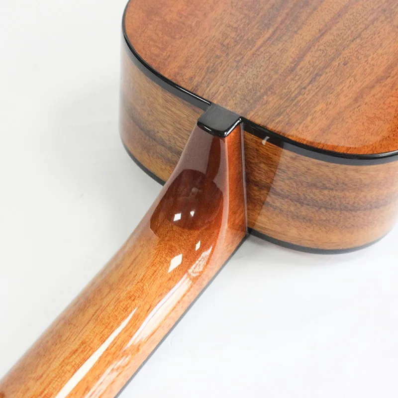 LEHO Высококачественная 26-дюймовая укулеле из цельной акации