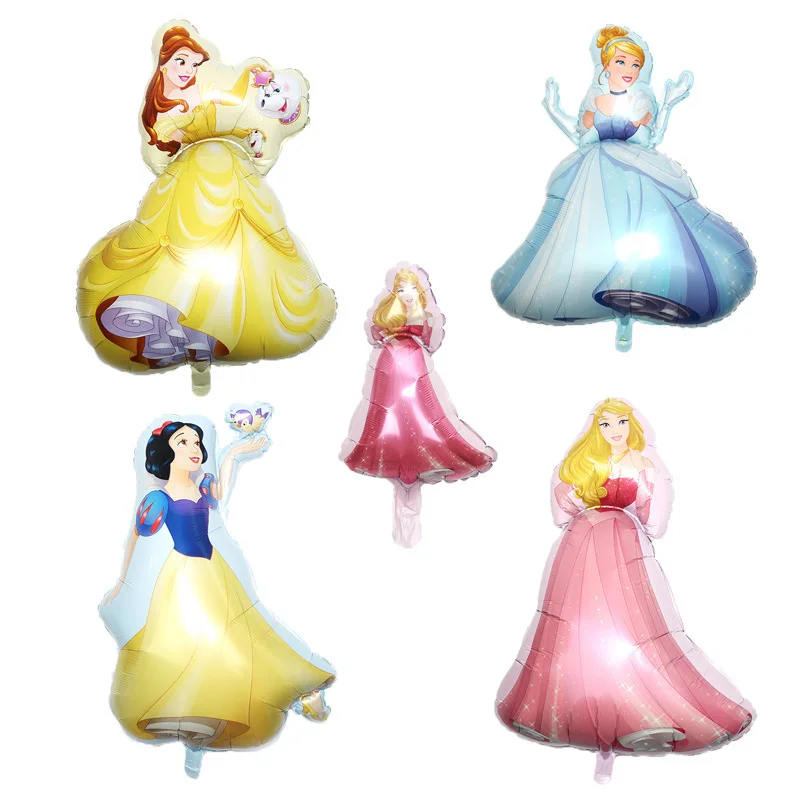 

Disney Princess Style Aluminum Film Balloon Cinderella Snow White Sleeping Beauty Arlo Party Decoration Aluminum Foil Balloon