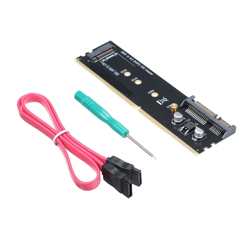 

DDR к M.2 карта адаптера жесткого диска SATA к M.2 DDR4 слот памяти SSD карта расширения