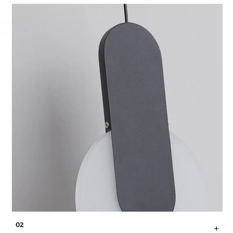 Скандинавская простая прикроватная маленькая светодиодная люстра современная