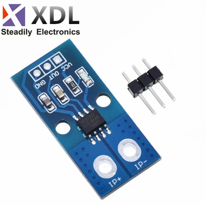 Модуль датчика тока Холла ACS724TLLCR 40A 50A ACS724, модель для платы обнаружения Arduino ACS724-LLCTR-40AB 50AB