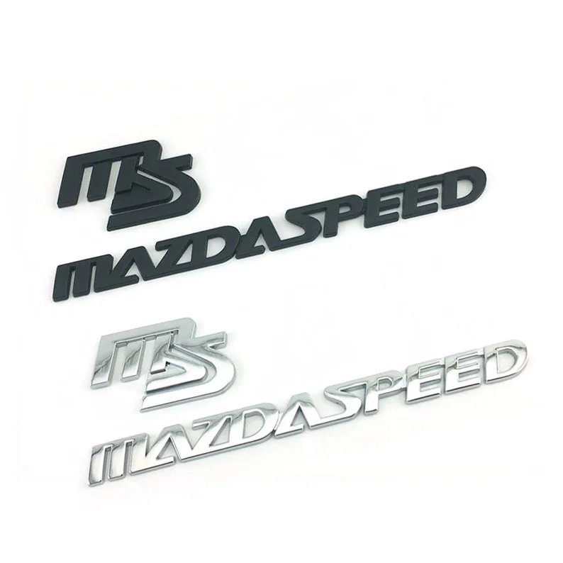 

Car Sticker MS MazdaSpeed Emblem Decal Sticker Logo for Mazda 2 3 5 6 CX-5 CX-7 323 Axela Atenza Emblem Auto Modified Body Badge