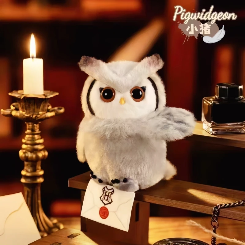 Фото Новинка! Хит продаж! Оригинальный кулон Popmart Gong Magic Owl Series в наличии, коллекционная серия Hedwig, подвеска для сумки, украшение, подарки. №5