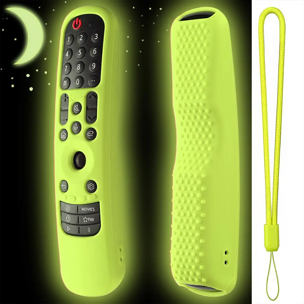

1 Pcs Smart Tv Remote Control Protective Cover Shock Resistant Silicone Case Compatible For 2021 Lg Mr21ga Lg Mr 21gc