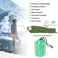 0 9m x 2 1m outdoor camping single warm sleeping bag emergency sleeping blanket waterproof expedition hiking survival equipment