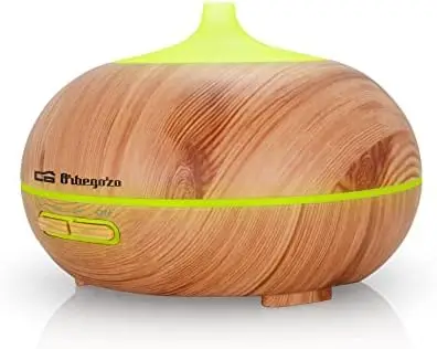 

HUA 4000 \u2013 Humidificador ultrasónico difusor de aceites esenciales, 400 ml de capacidad, silencioso, iluminación 7 color