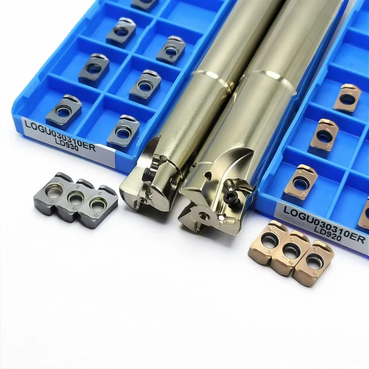 Фото MFH03R серия 160 мм 200 мм CNC быстроходная кормовая резка для LOGU030310 карбидные вставки MFH держатель двухстороннего фрезерного резака №4