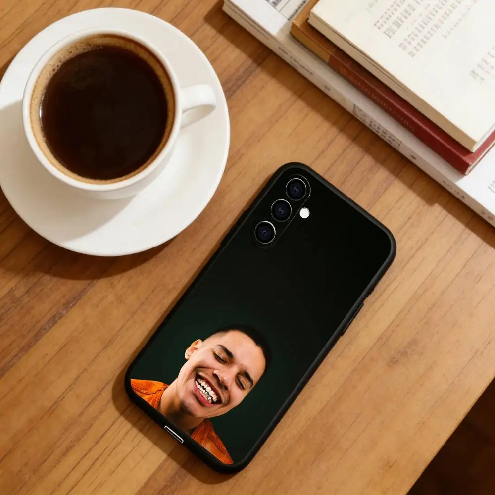 Фото Чехол для телефона Rapper Nsqk для Samsung Galaxy A73, A72, A71, A70, A53, A52, A51, другие модели, мягкий черный чехол №4