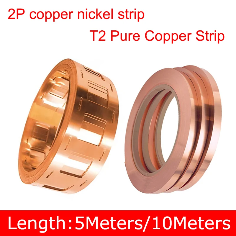 

Никелированная медная полоса T2/2P 10м/5м