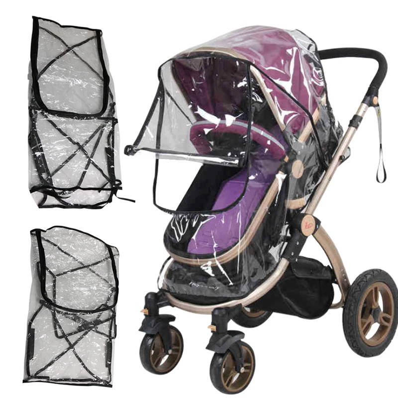 

Transparent Breathable Trolley Umbrella Raincoat Accessories Wind for Sun Shield