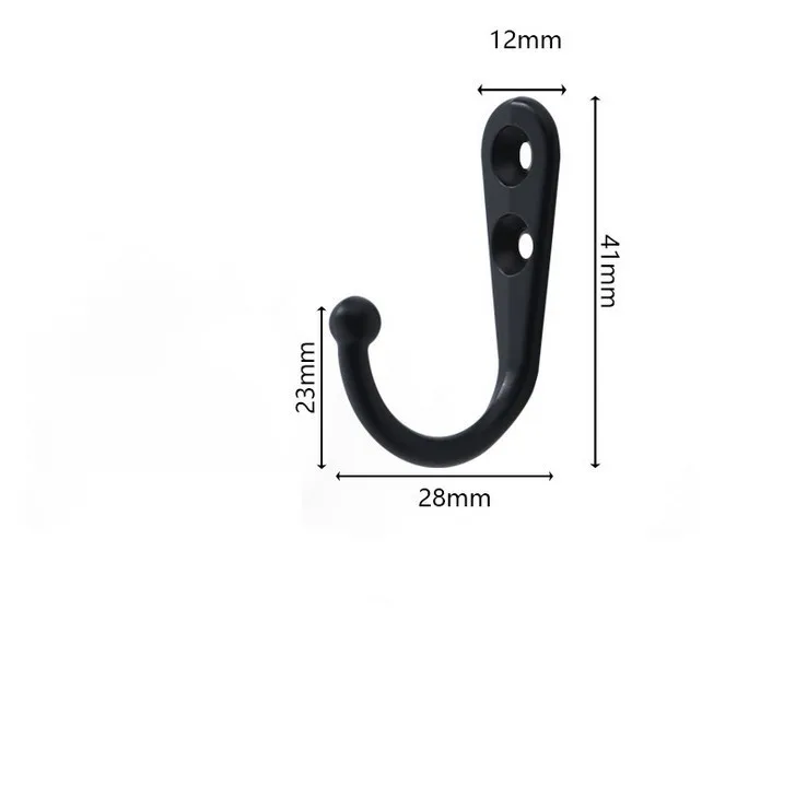 

10pcs Vintage Wall Hooks With Screws Hangers Door Wall Metal Screws Zinc Alloy Hanger Hook For Home Decorative Hanging Storage