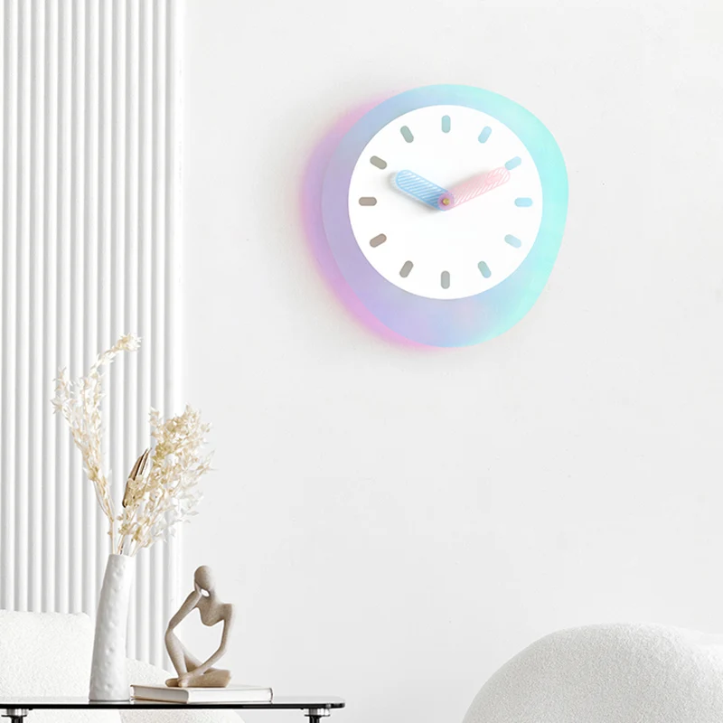 

Modern Silent Art Wall Clock Children Cute Unique Italy Wall Clock Aesthetic Luminous Horloges Murales Room Decorarion GXR35XP