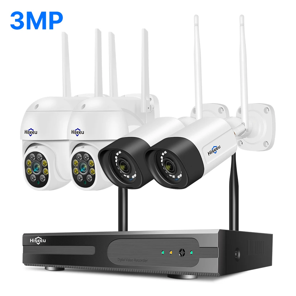 

Беспроводной видеорегистратор Hiseeu 3/5MP 16 каналов
