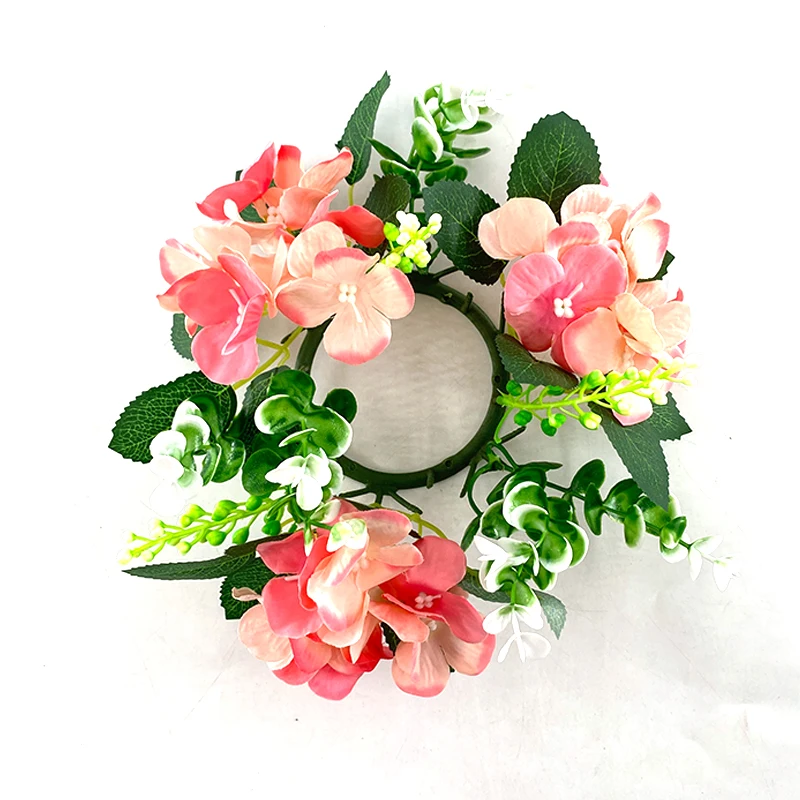 

Пластиковый венок гортензии