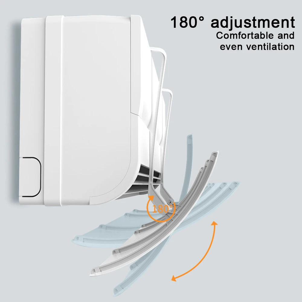 Дефлектор воздуха для кондиционера регулируемая перегородка с охлаждением на