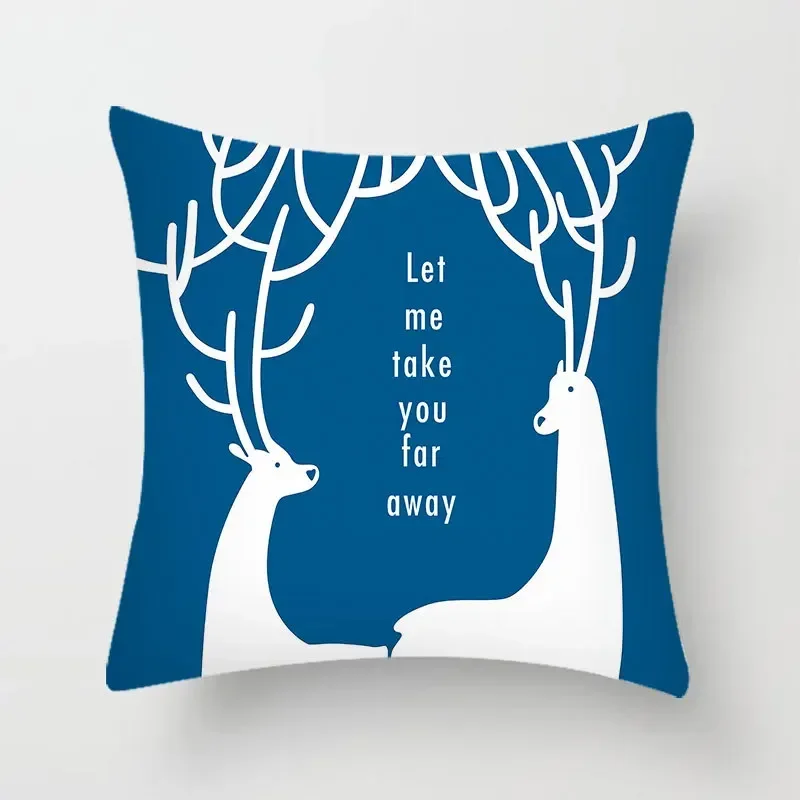 Симпатичная наволочка с мультяшным принтом для спальни подушка из полиэстера Dofa