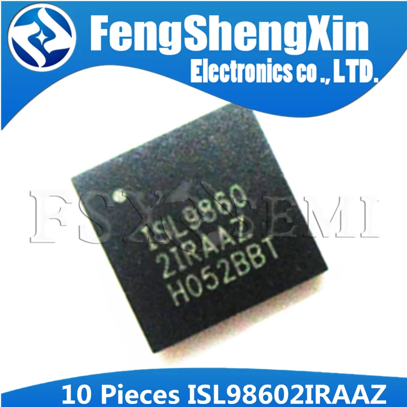 

10pcs/lot ISL98602IRAAZ ISL986021RAAZ ISL98602 ISL9860 2IRAAZ QFN-40 5 Channel DC/DC Converter IC Chipset