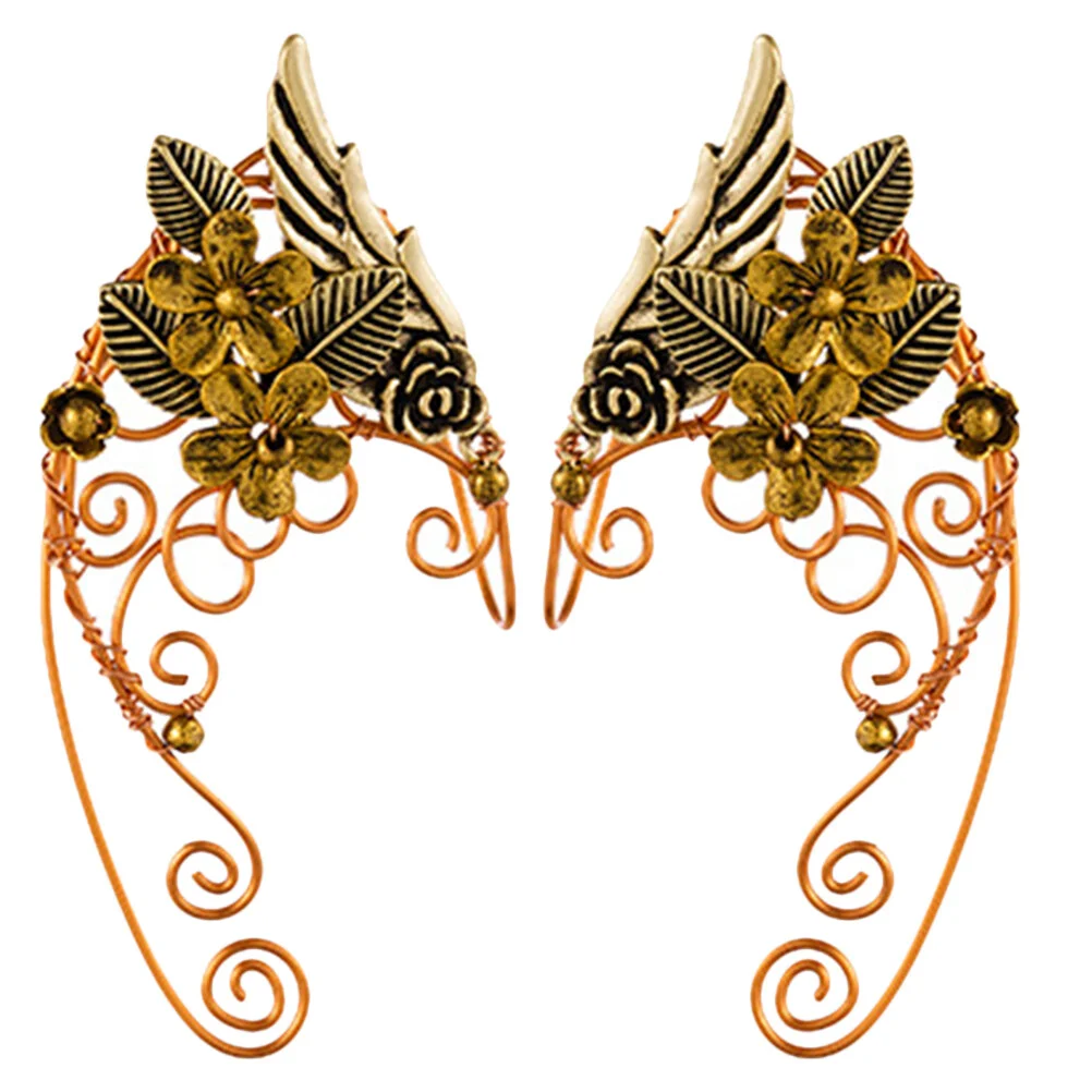 

1 Pair Elf Earring Cuff Fair Earrings Costume Cosplay Jewelry Ear Clips Earrings for Women